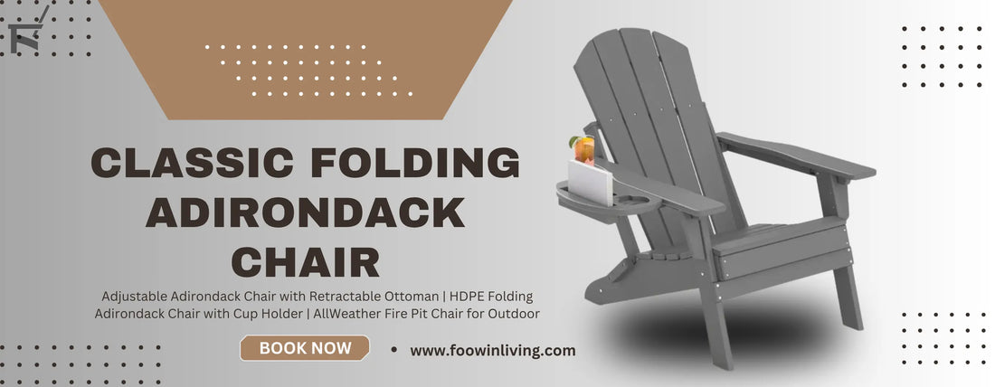Classic Folding Adirondack Chair