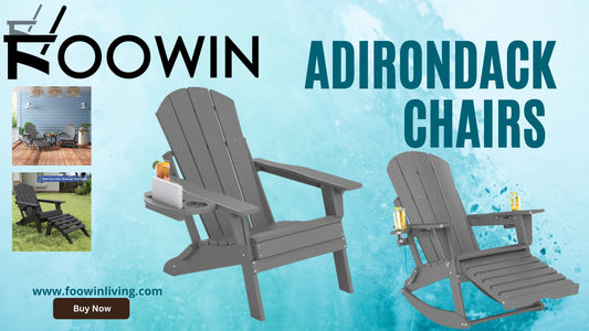 Wooden Adirondack chairs
