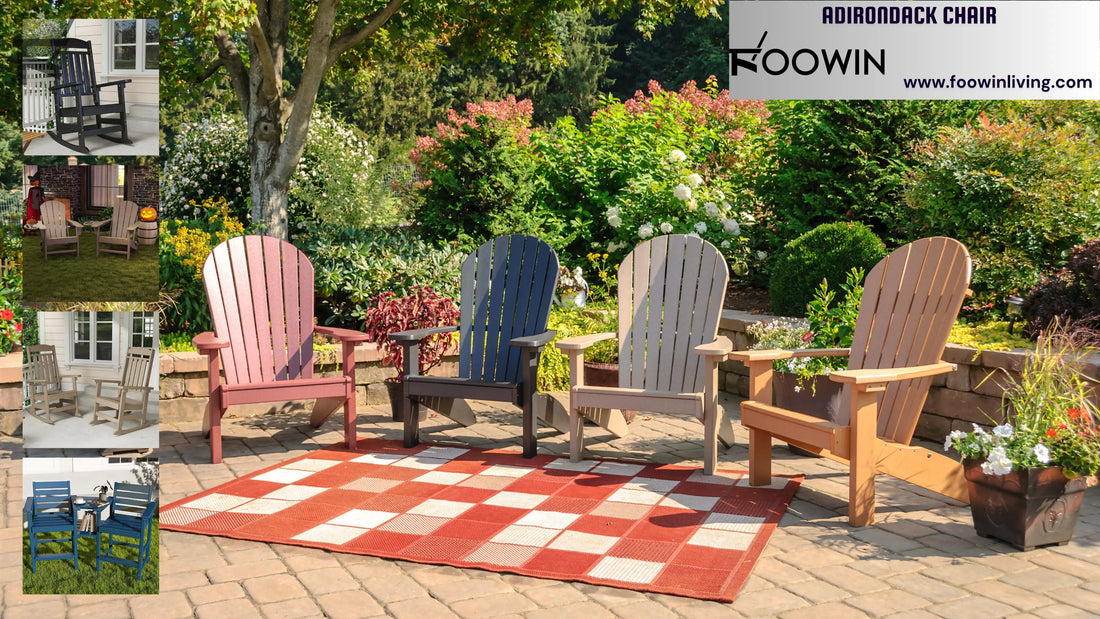 Resin Adirondack chairs