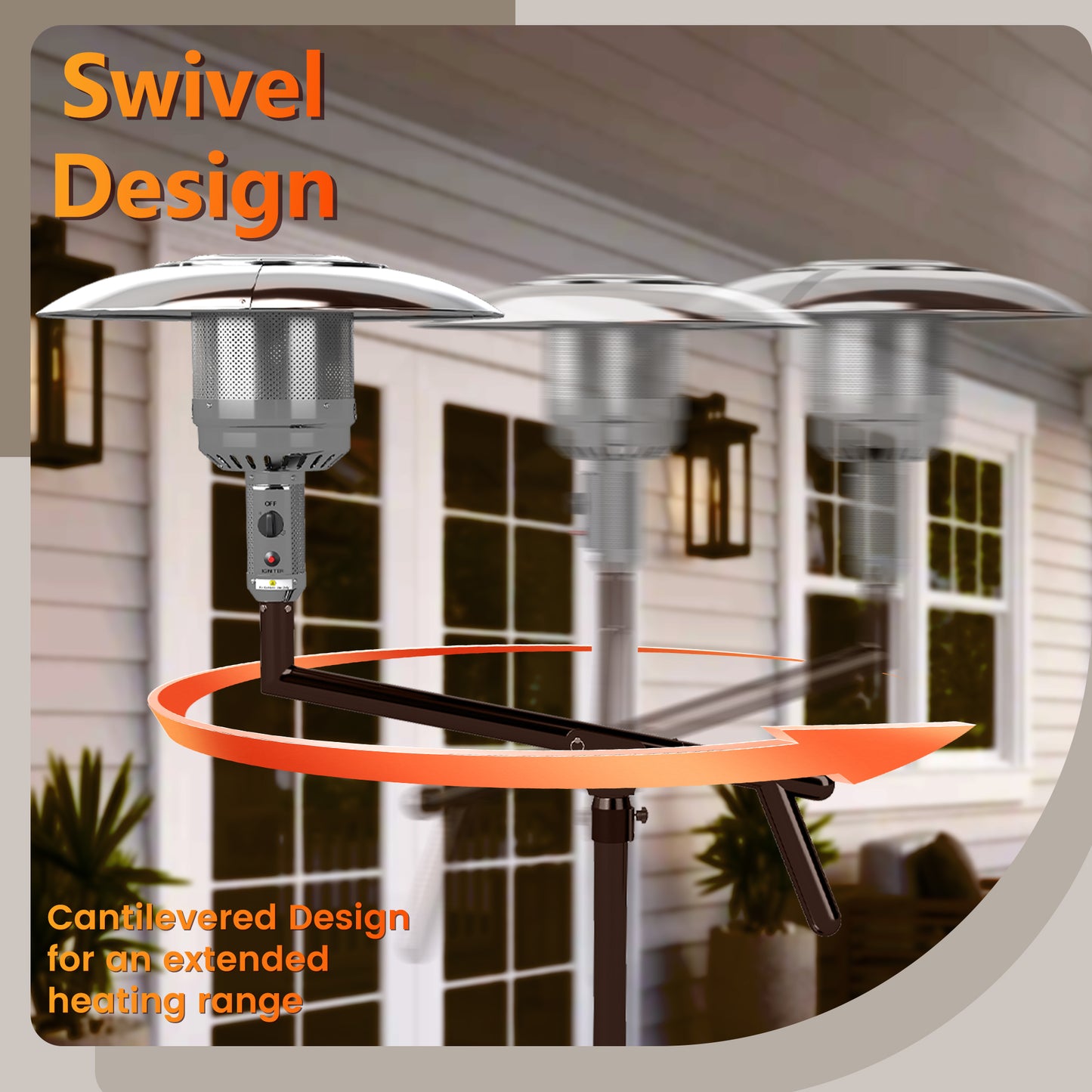 Gold Patio Heater - 9