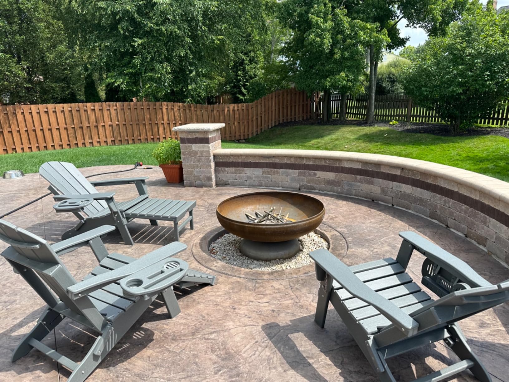 Adirondack rocking chair