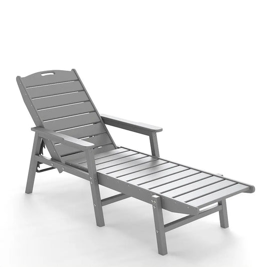 Adjustable Chaise Lounge Chair Foowin