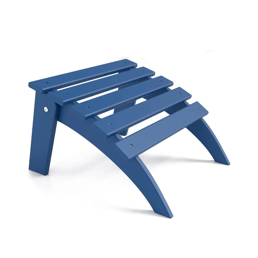 All-Weather Folding Adirondack chair Ottoman Foowin