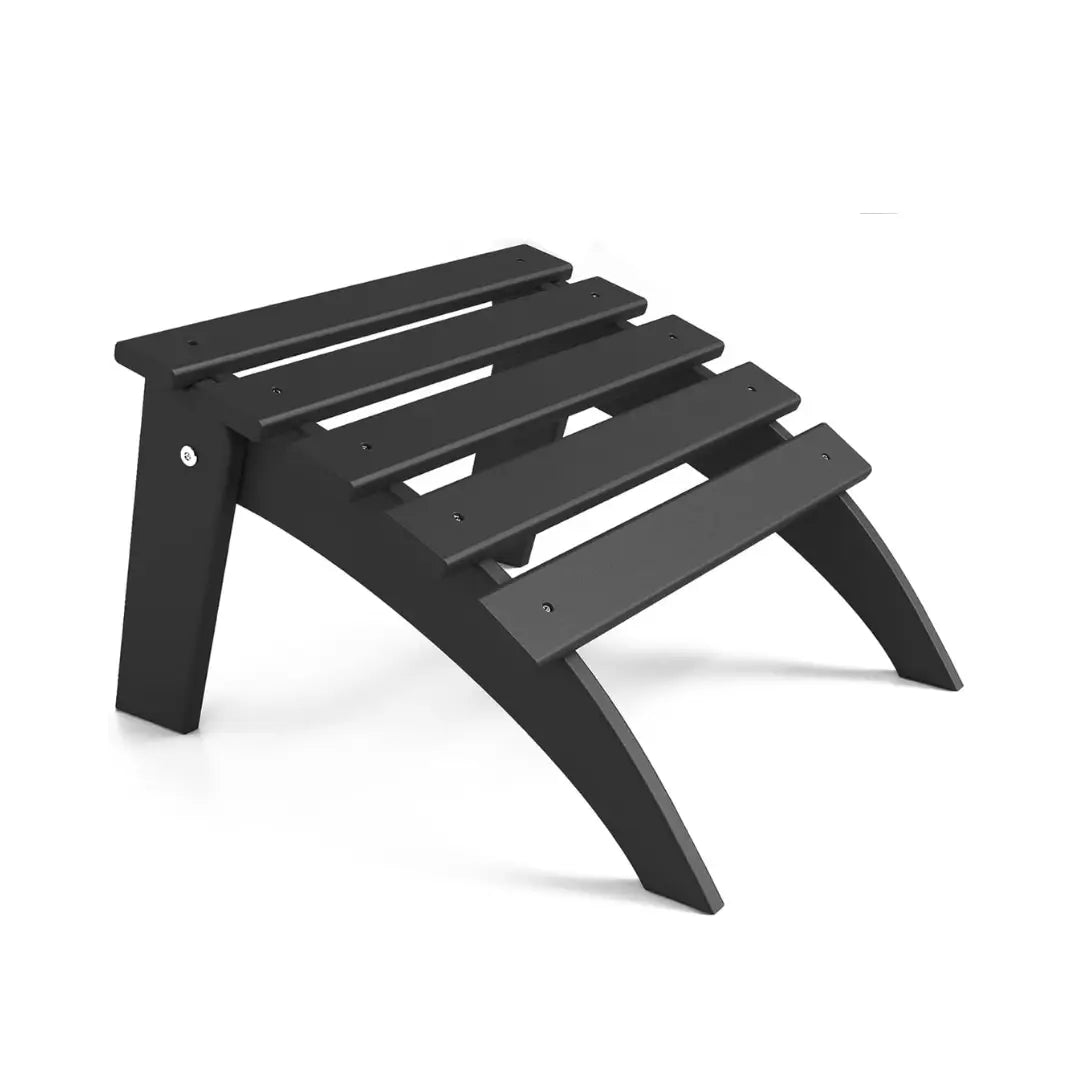 All-Weather Folding Adirondack chair Ottoman Foowin