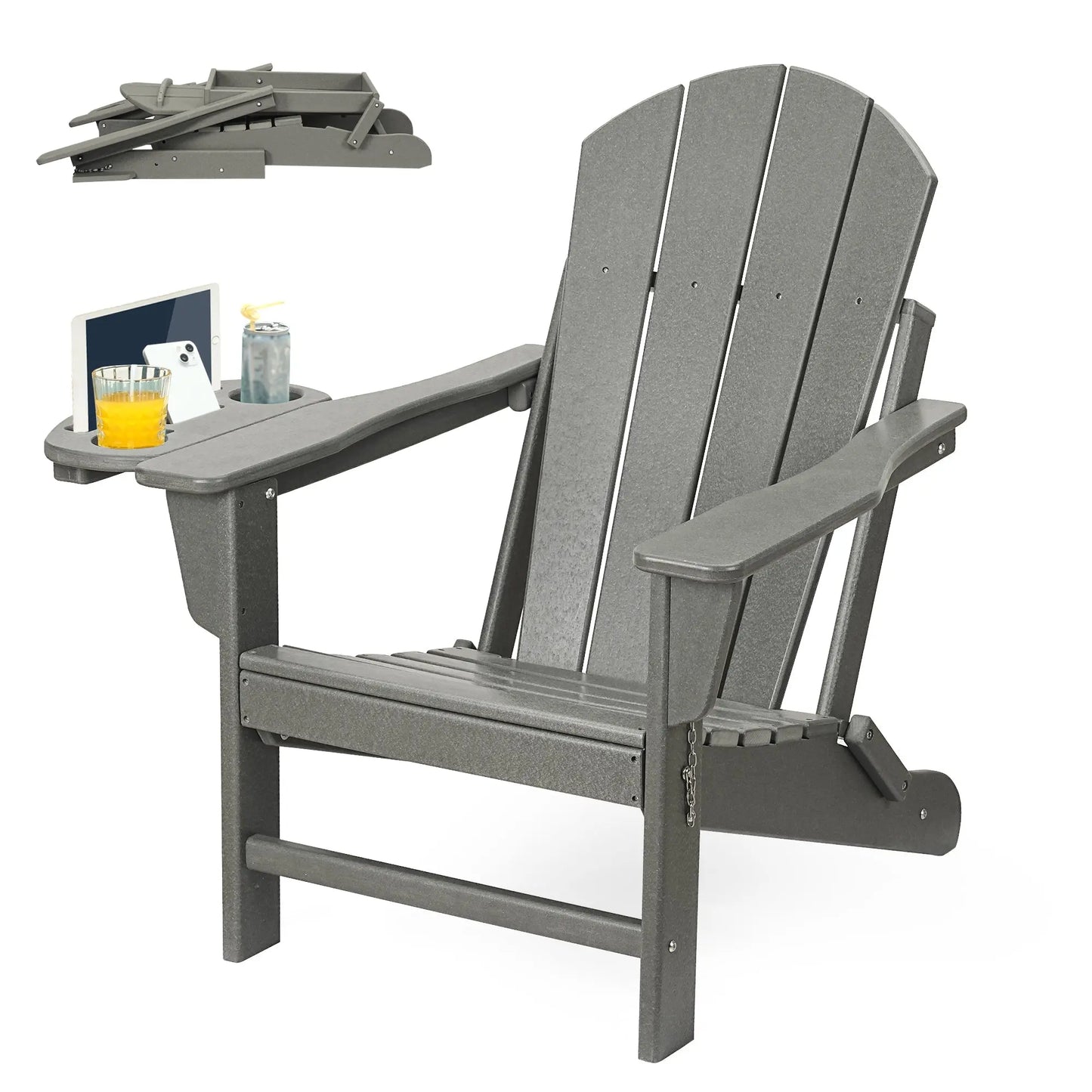 adirondack chairs with cup holder