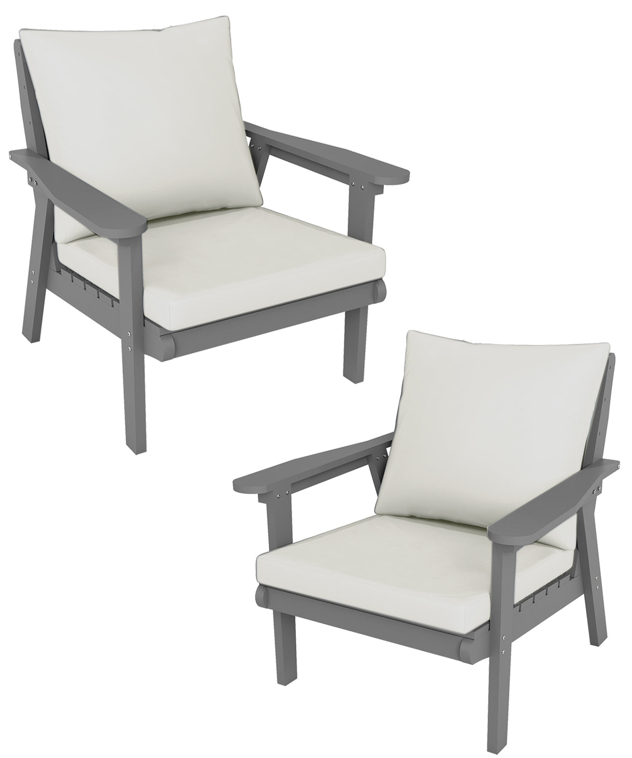 HDPE Outdoor Gardens Lounge Sofa Set