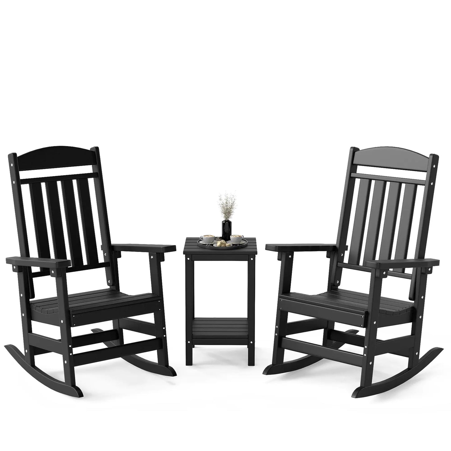 Modern HDPE Patio Rocking Chairs Foowin