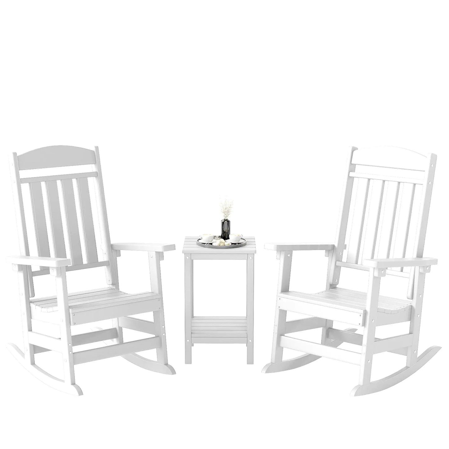 Modern HDPE Patio Rocking Chairs Foowin