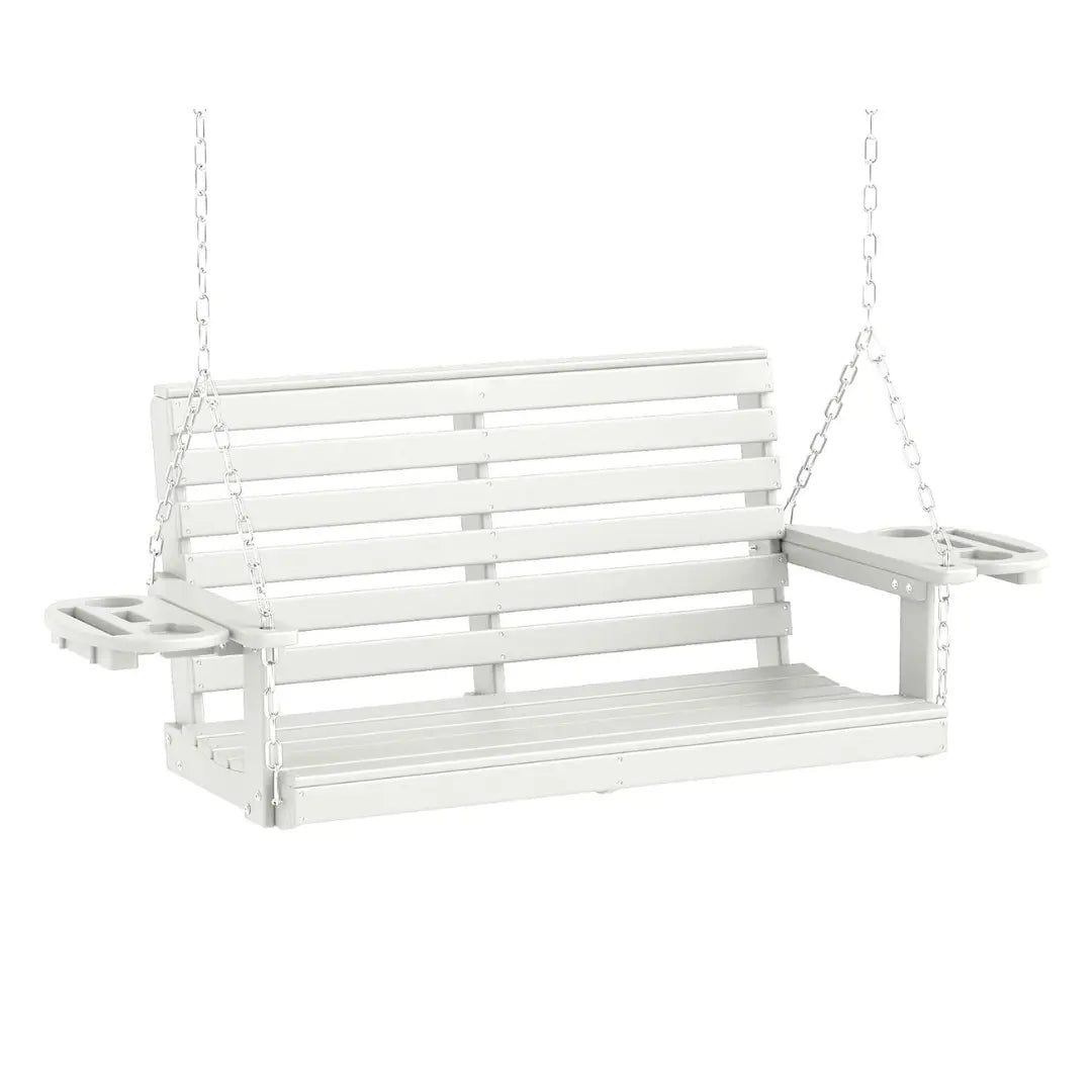 Porch Rocking Chairs & Swings – Outdoor Relaxation with Cup Holders Foowin