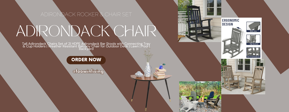 Adirondack Rocker & Chair Set