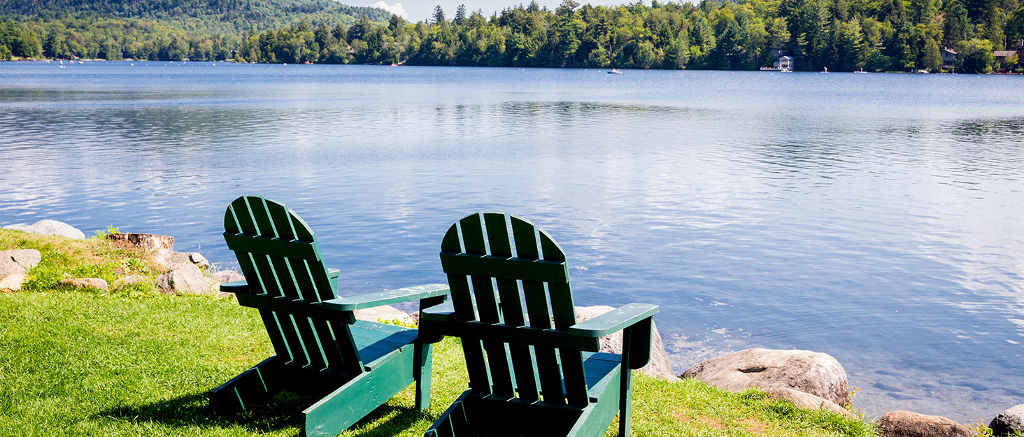 Adirondack chair with cup holder