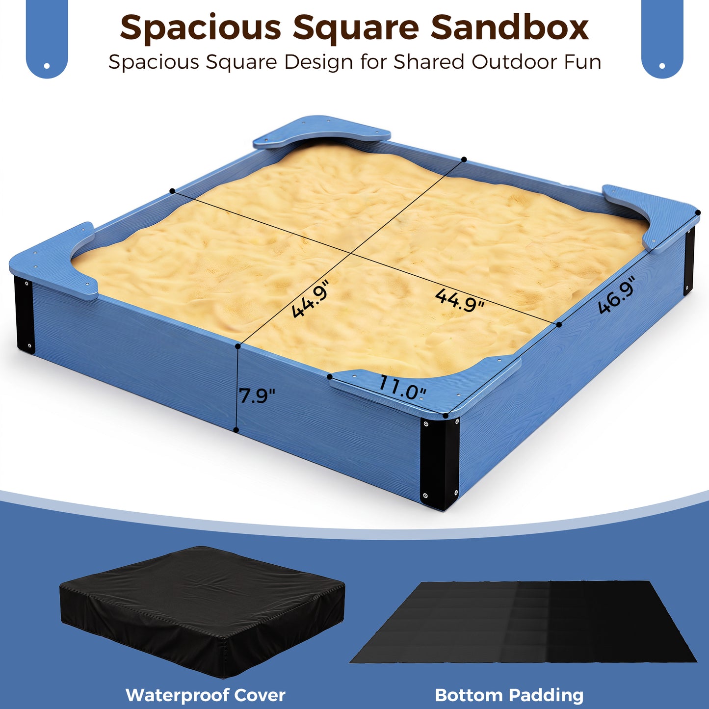 Navy Blue Sandbox - 3