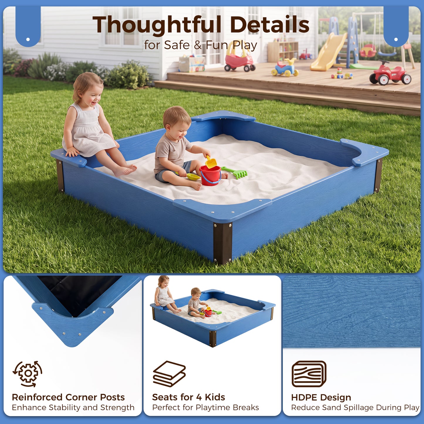 Navy Blue Sandbox - 5