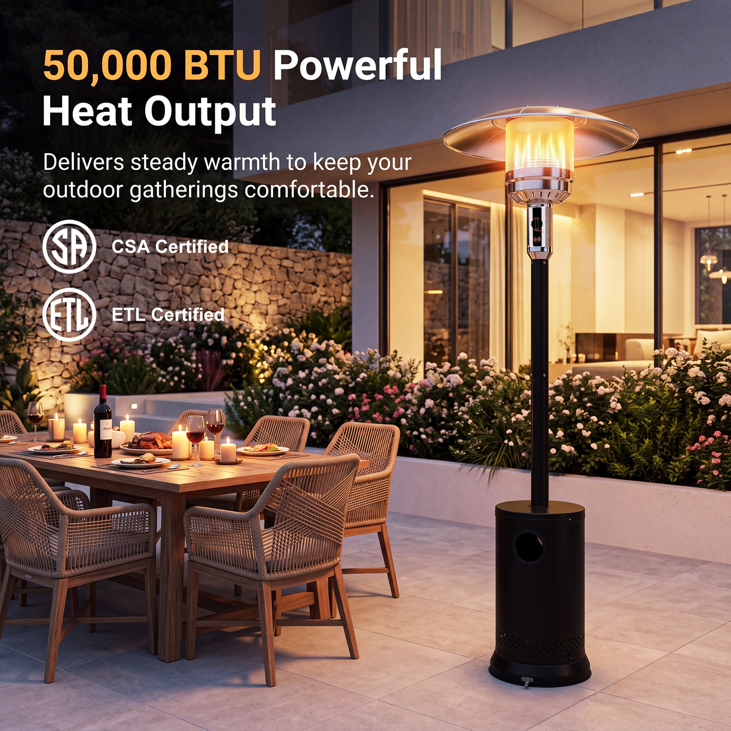 Black Patio Heater - 6