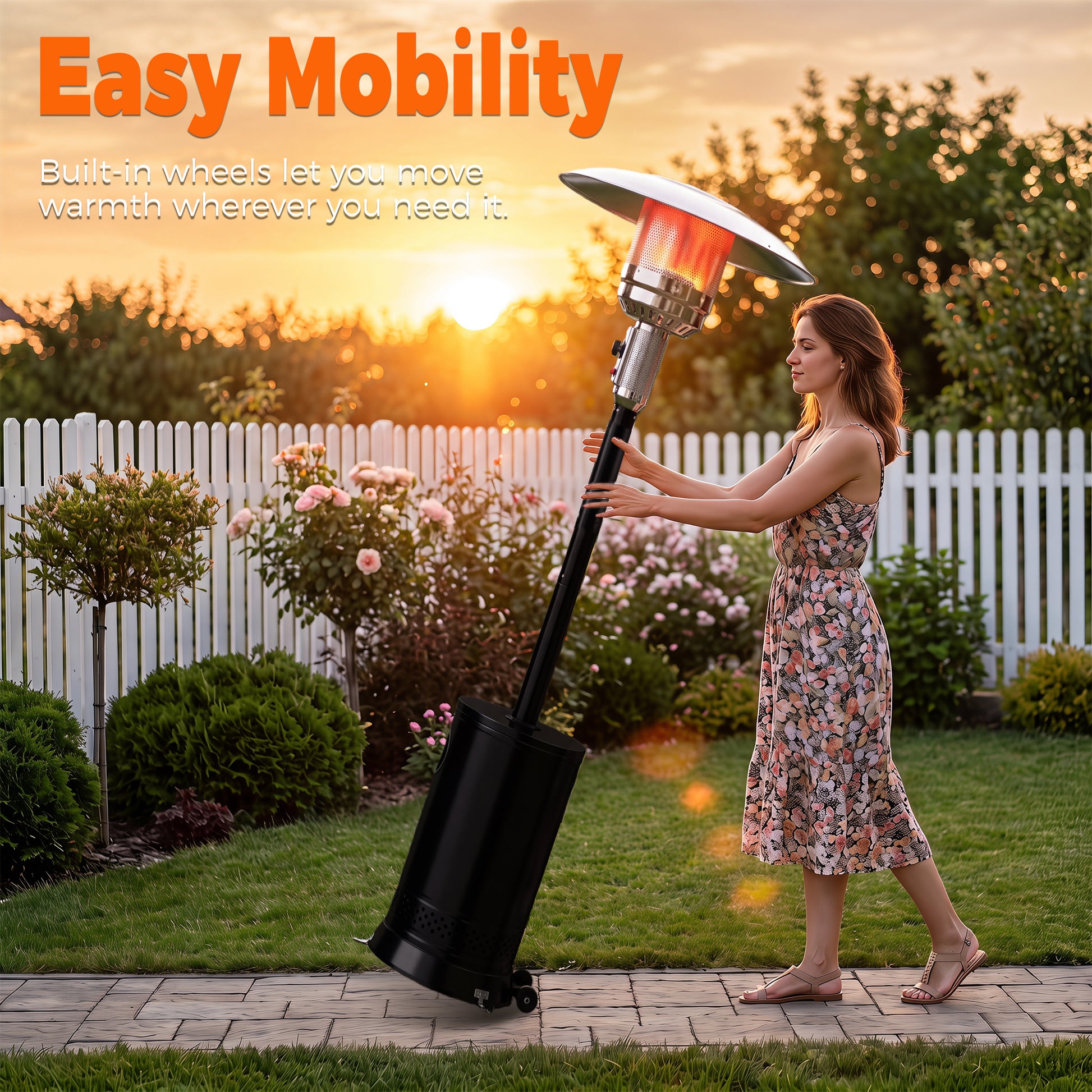 Black Patio Heater - 6-1