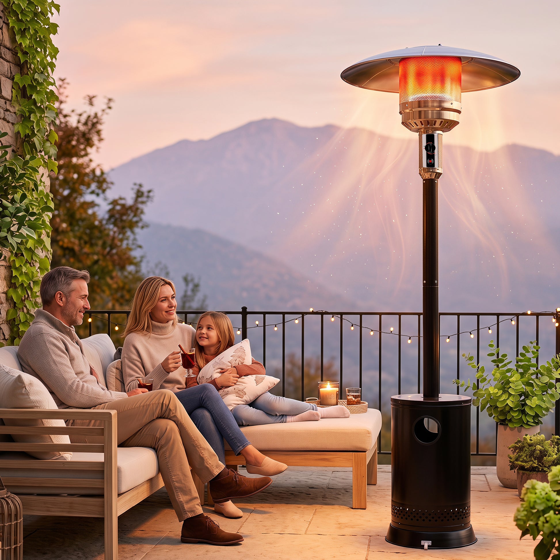 Black Patio Heater - 9