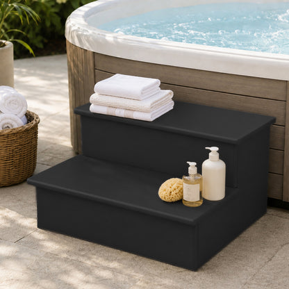 Black Hot Tub Steps - 画板 1
