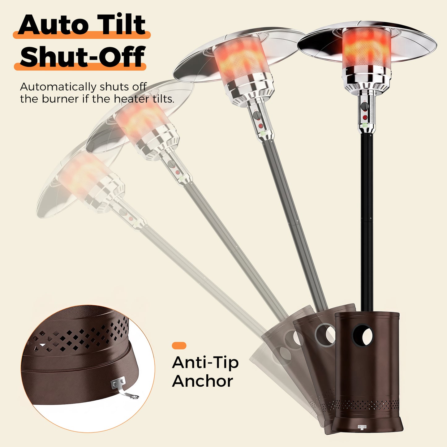 Gold Patio Heater - 3