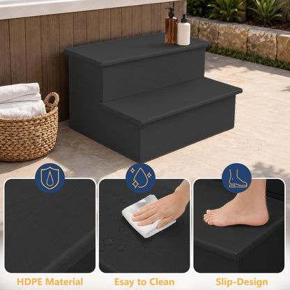Black Hot Tub Steps - 画板 5