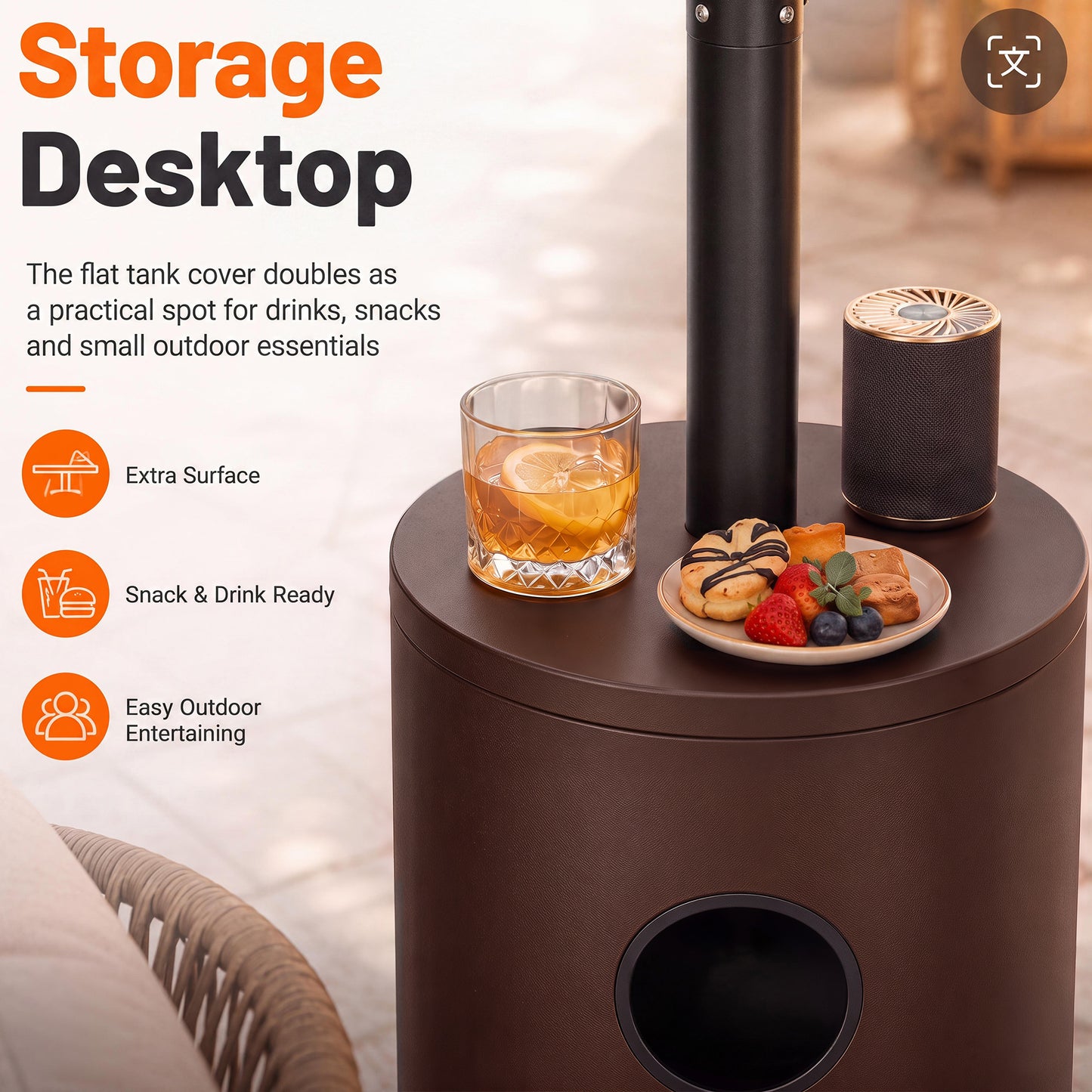 Gold Patio Heater - 4
