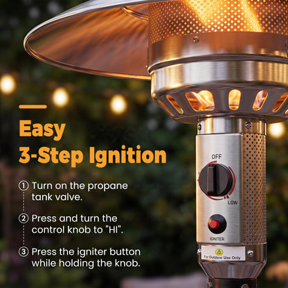 Gold Patio Heater - 6