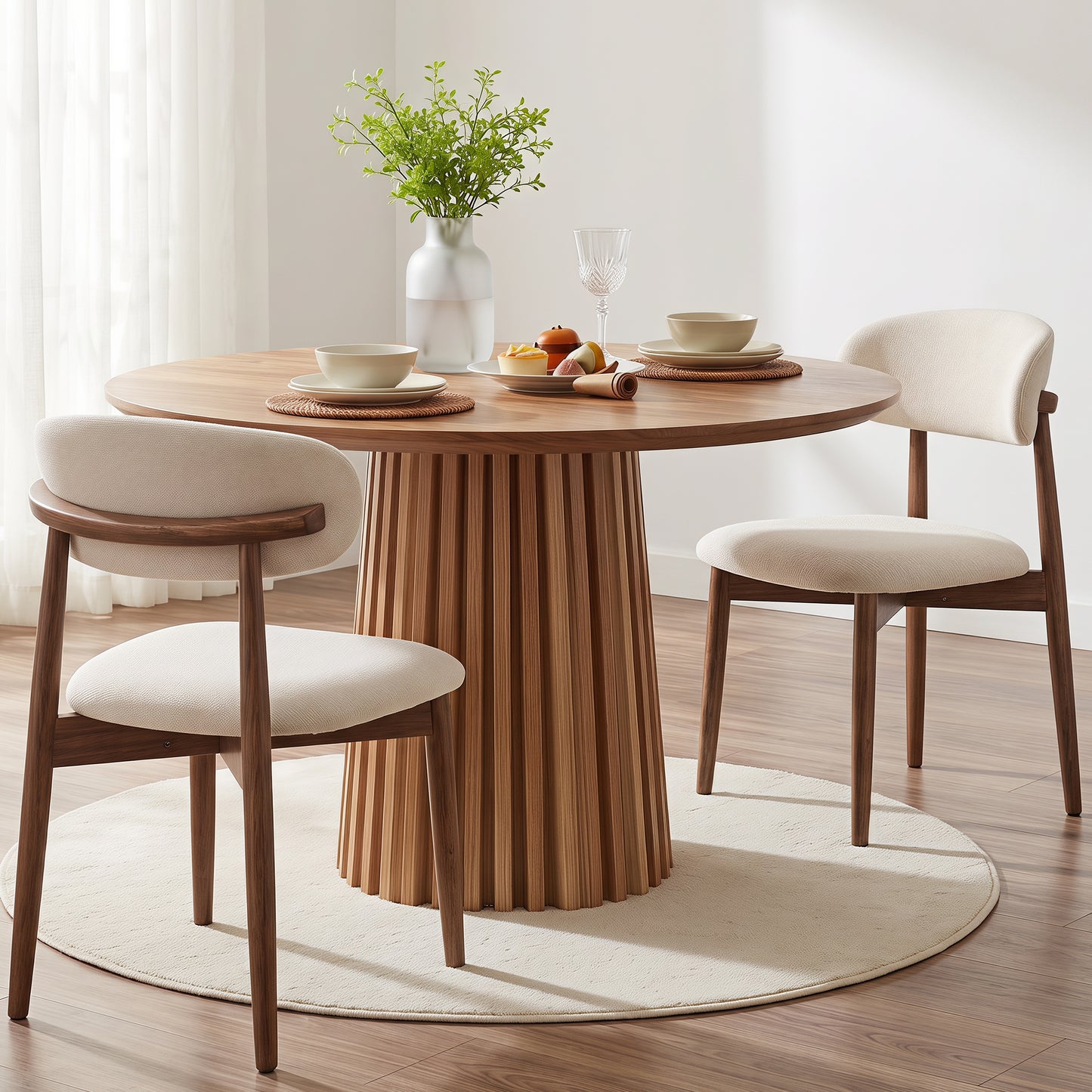 Beige Dining Chairs - Main
