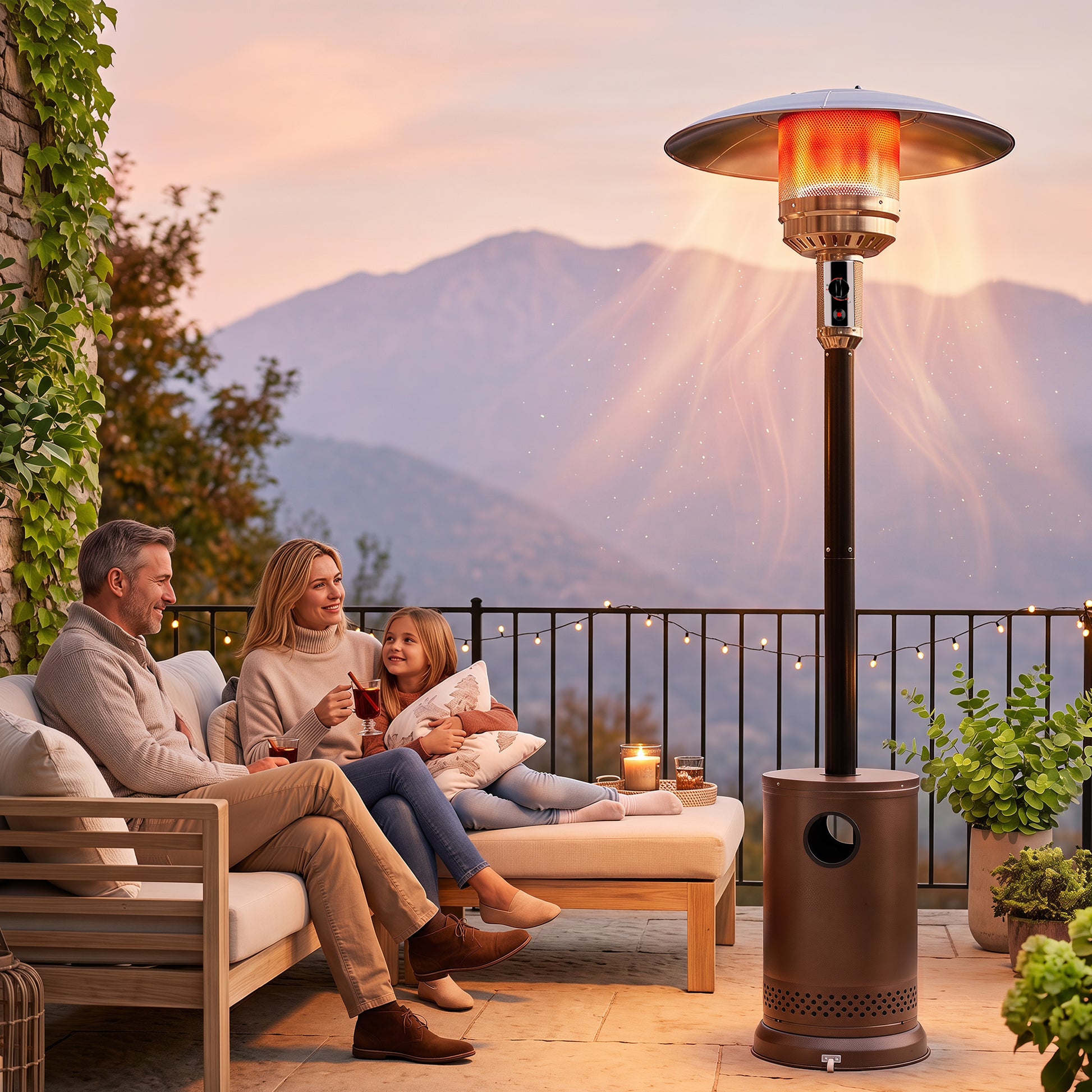 Gold Patio Heater - 8
