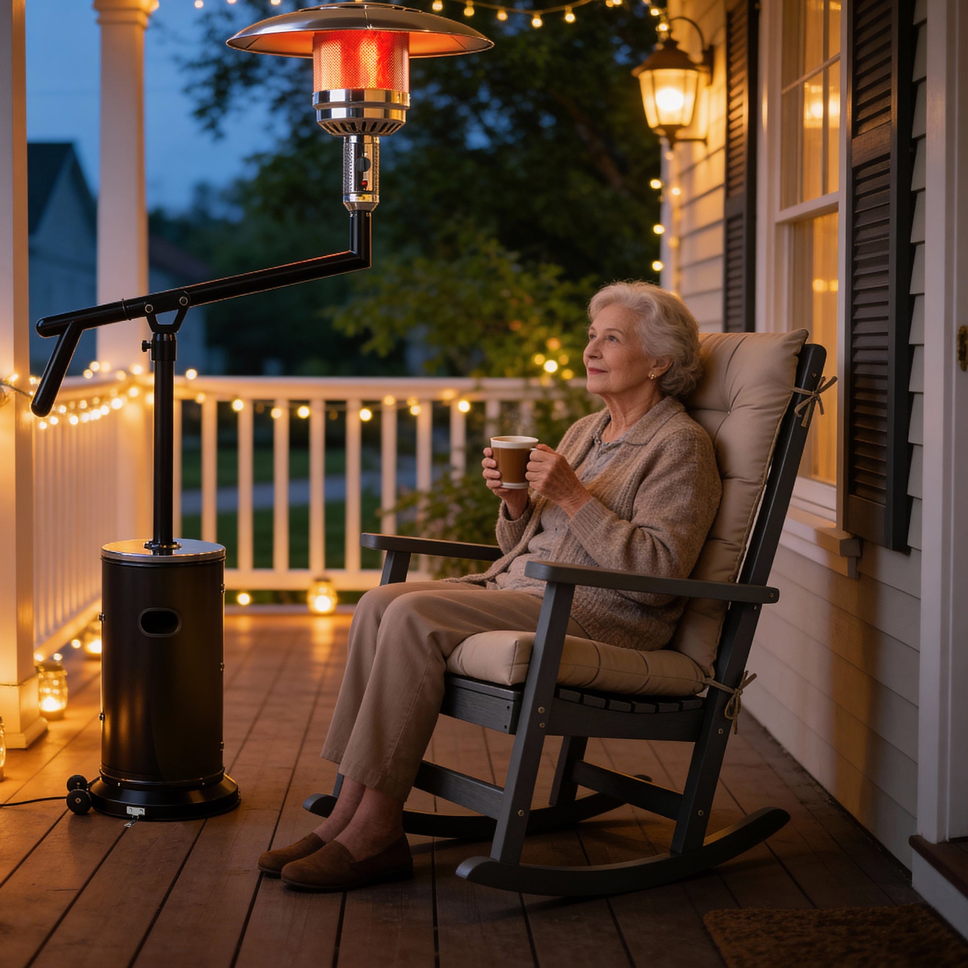 Black Patio Heater - 2
