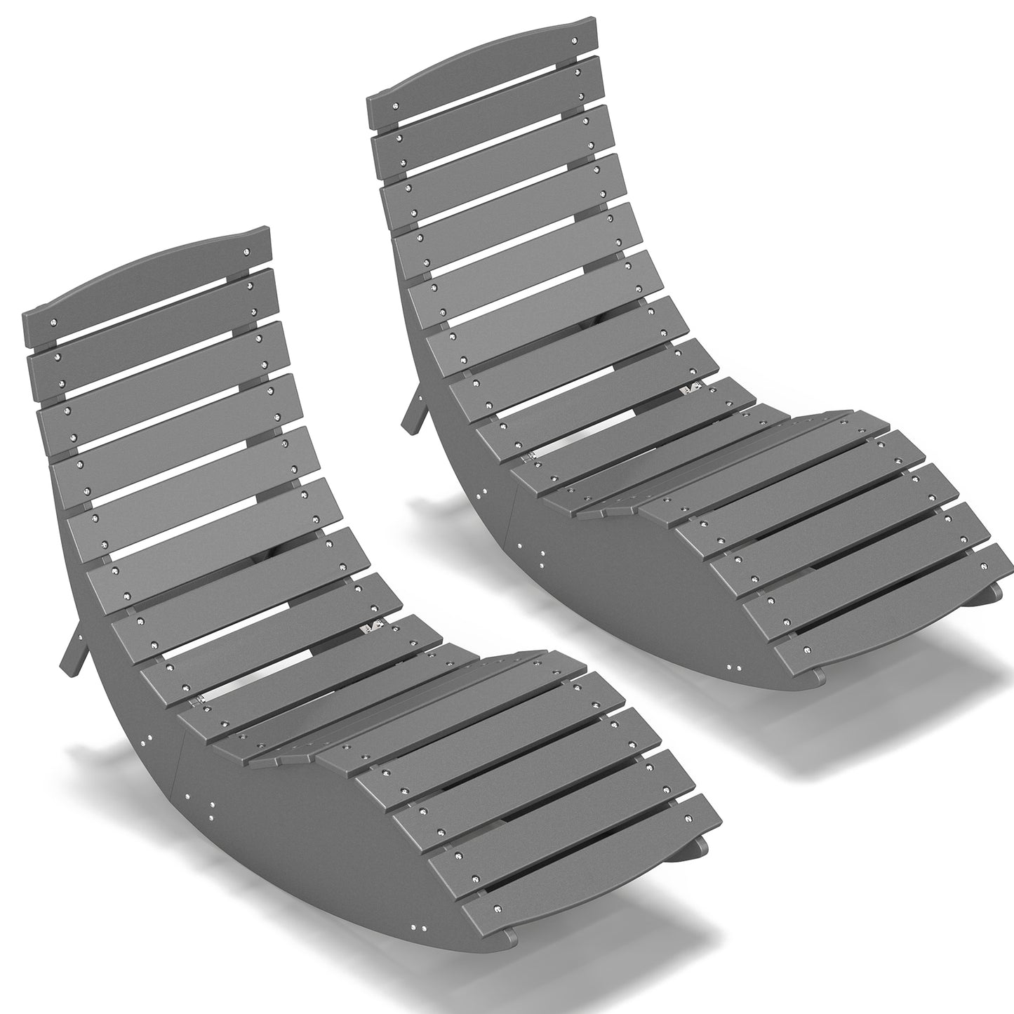 Gray Rocking Sunbed - View