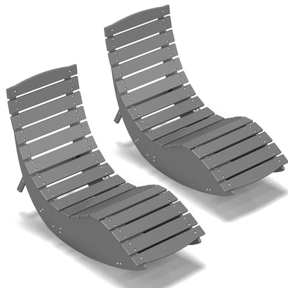 Gray Rocking Sunbed - View