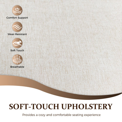 Beige Dining Chairs - Detail 2