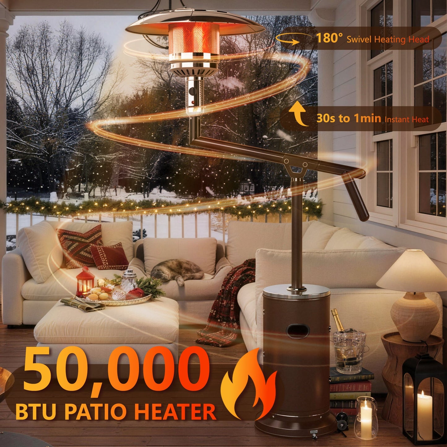 Gold Patio Heater - 3