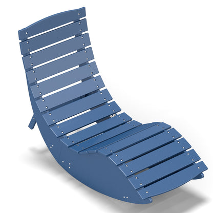 Navy Blue Rocking Sunbed - Main