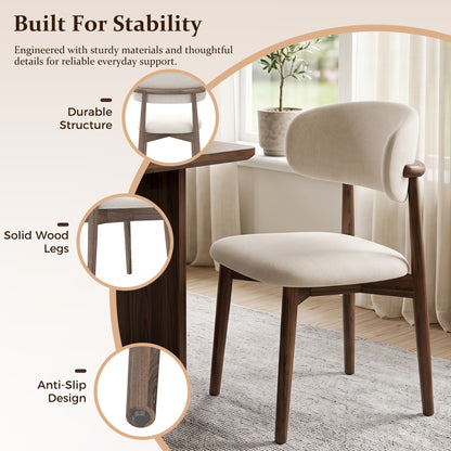 Beige Dining Chairs - Detail 4