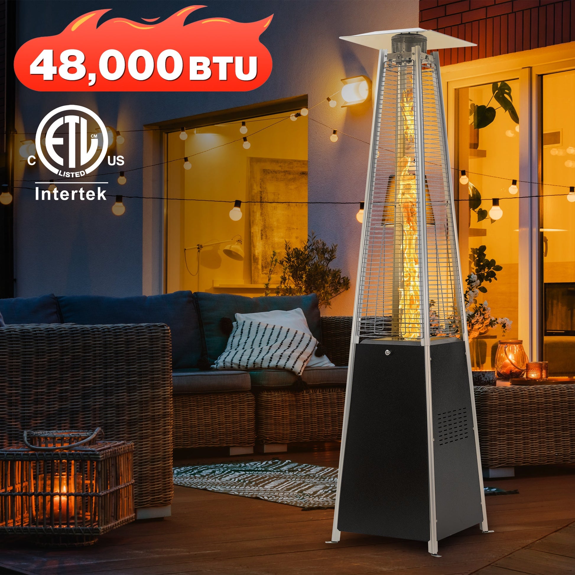 Black Patio Heater - 5