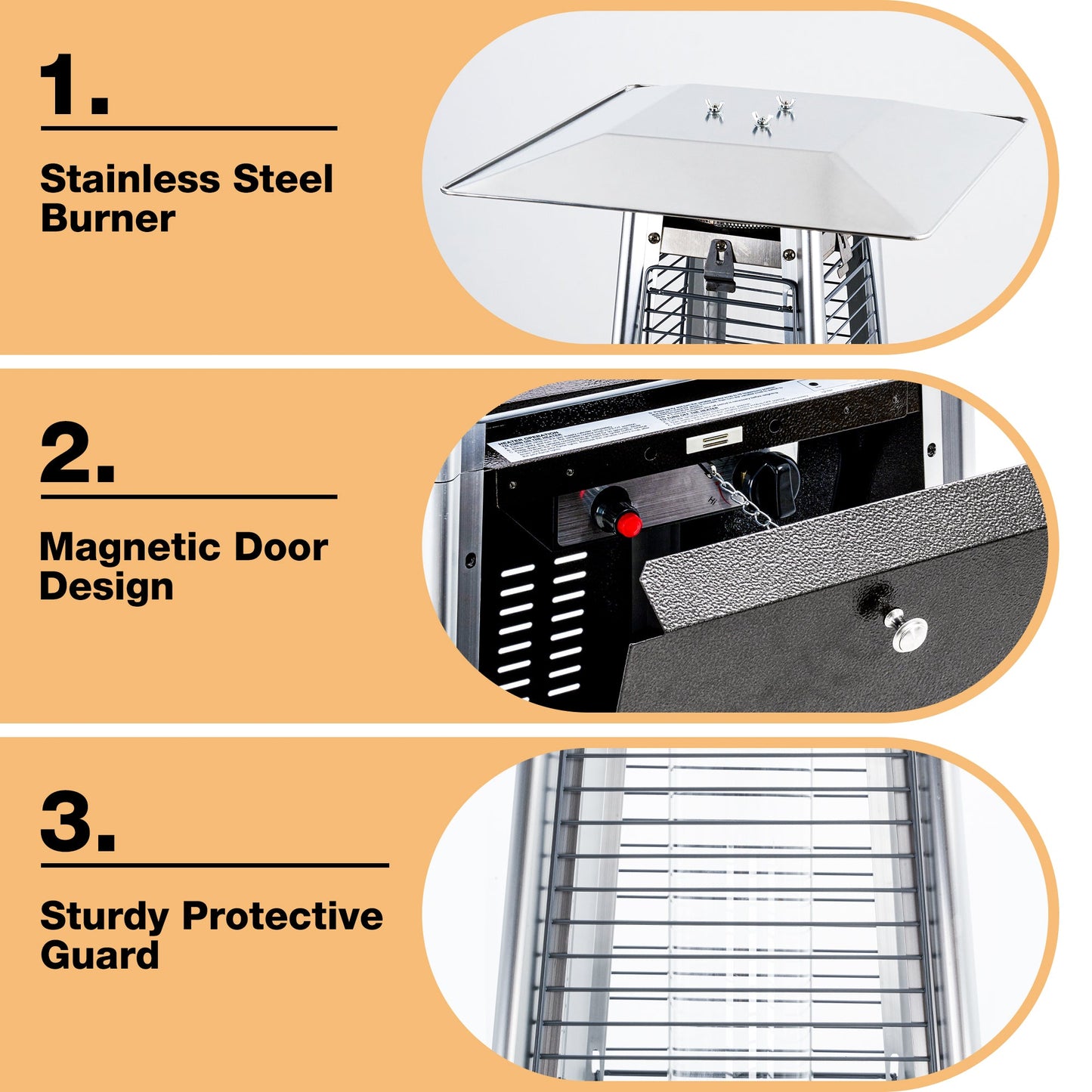 Black Patio Heater - 6