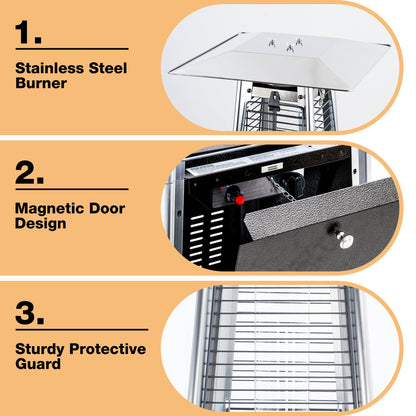 Black Patio Heater - 6