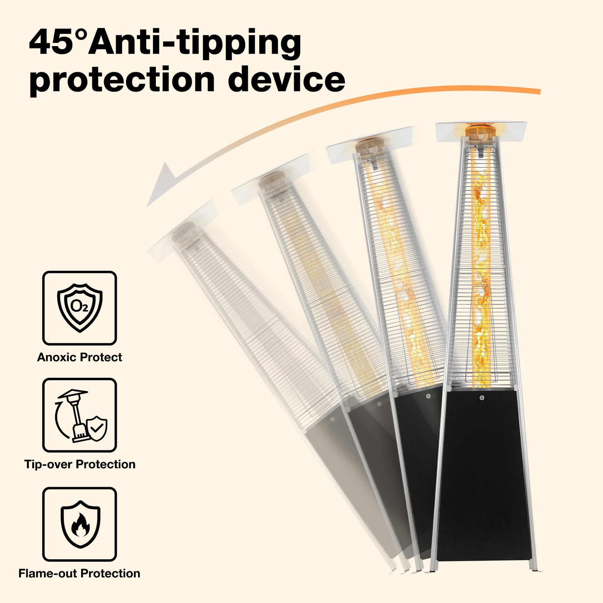 Black Patio Heater - 7