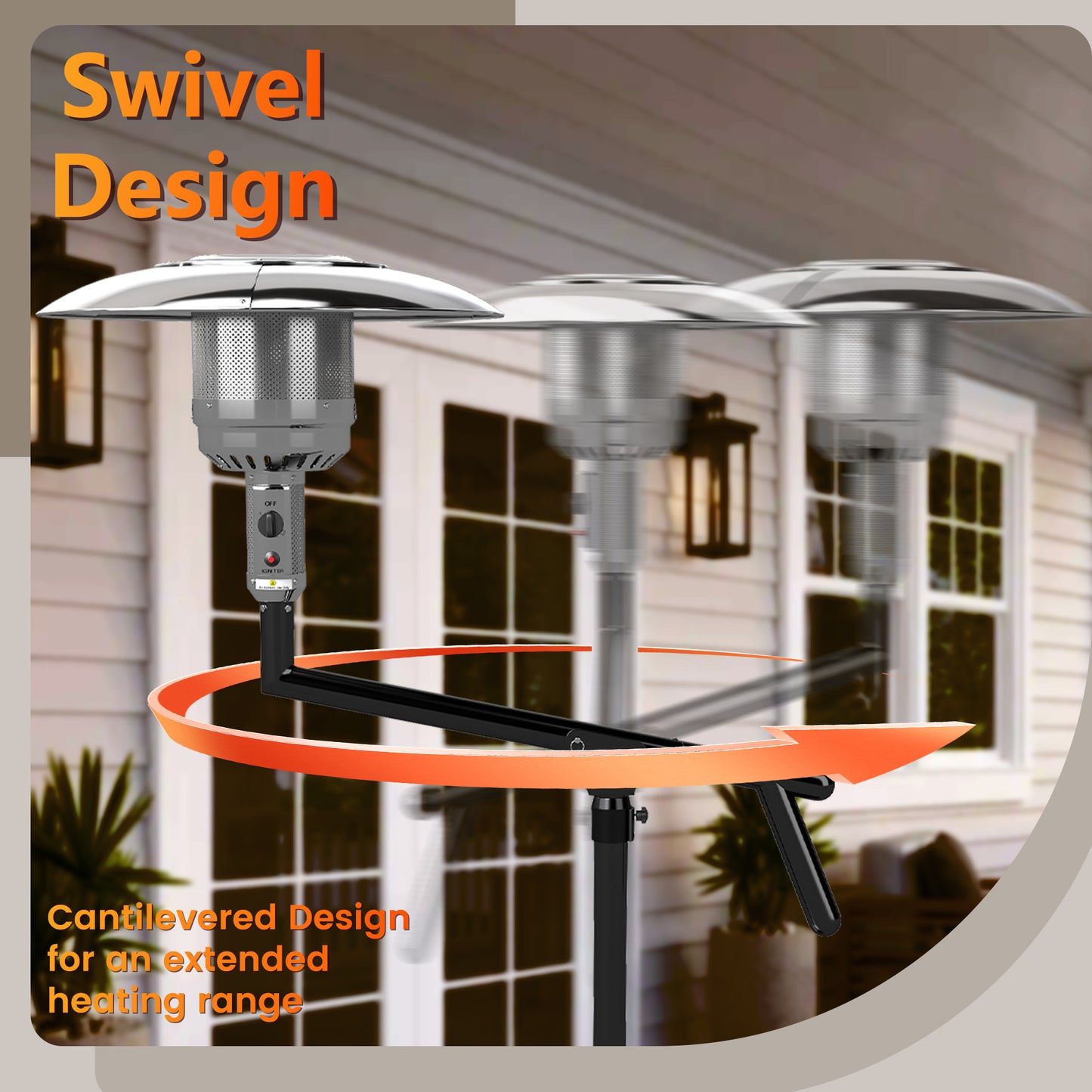 Black Patio Heater - 9