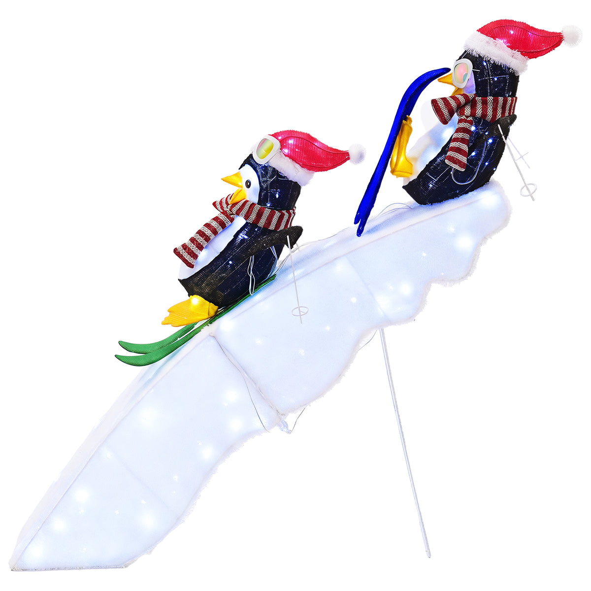 Penguin Sled Christmas Light
