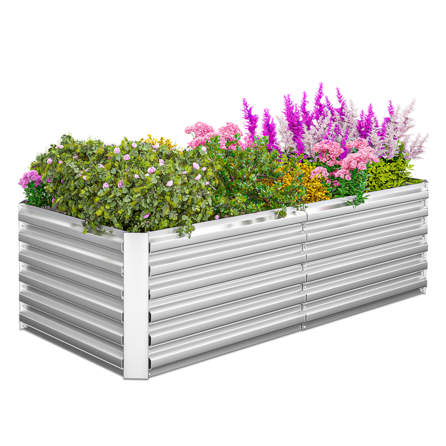 Outdoor Metal Raised Garden Bed

