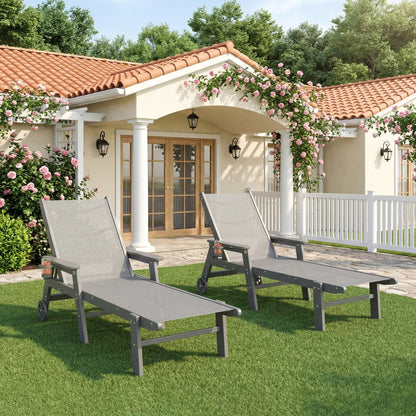 Resort-Style Poolside Chaise Lounge Chair – Foowin