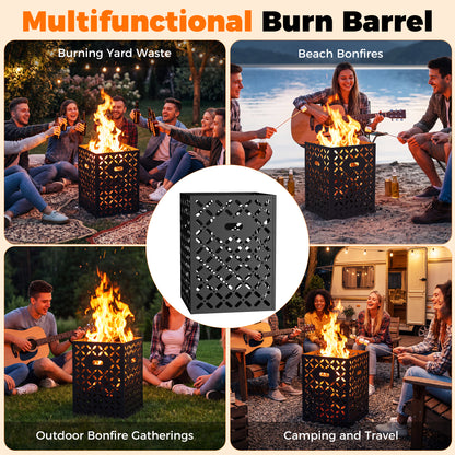 63 Gallon Ultra Brun Barrel Outdoor Incinerator