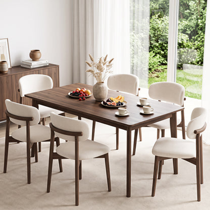 Beige Dining Chairs - 6 PCS