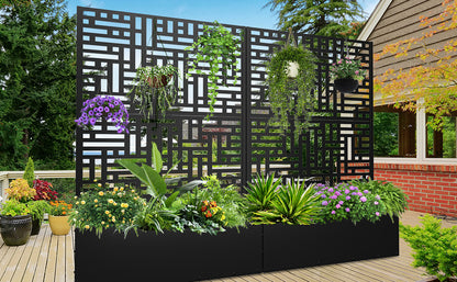 Outdoor Raised Garden Bed for Climbing Plants