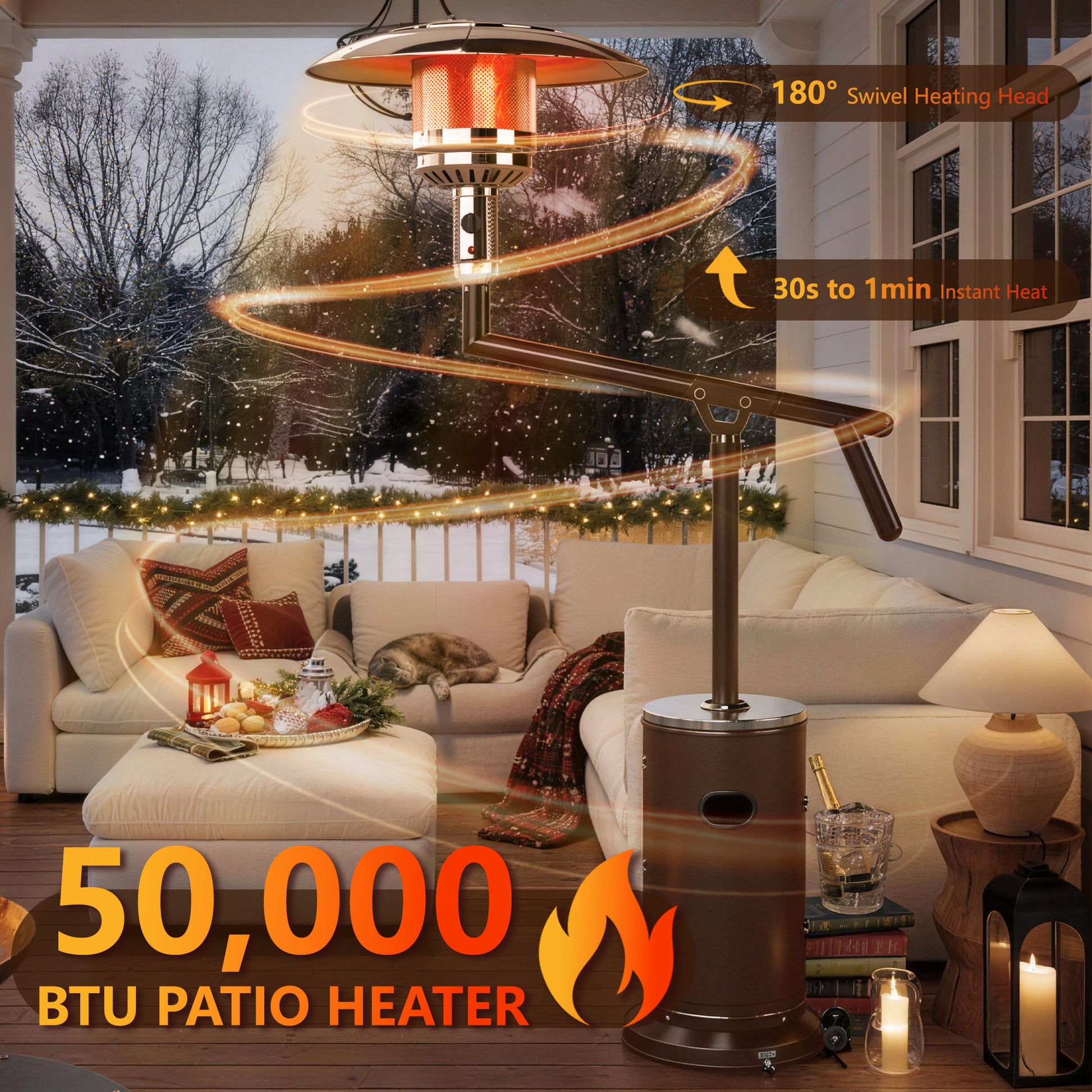 Gold Patio Heater - 3