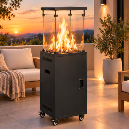 55" Propane Fire Pit Column