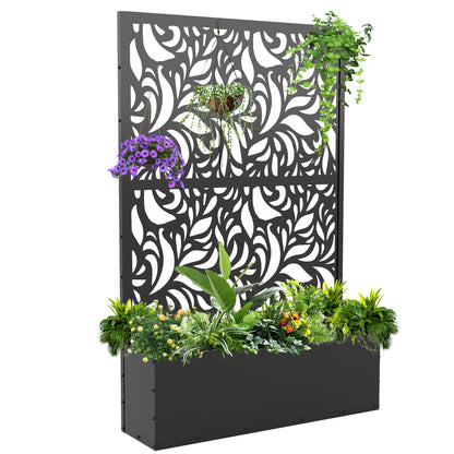 Outdoor Raised Garden Bed for Climbing Plants
