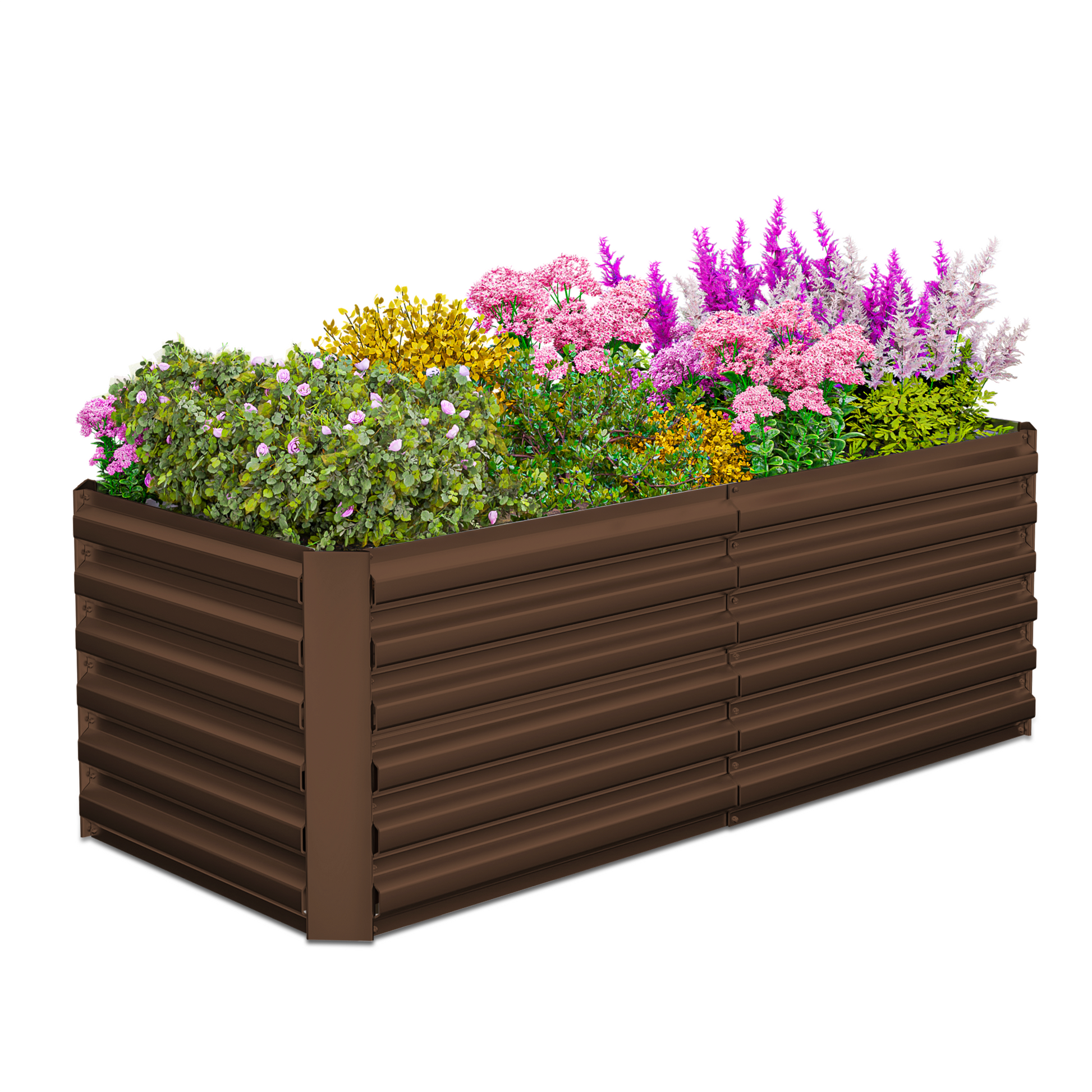 Outdoor Metal Raised Garden Bed

