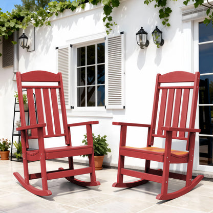 Modern HDPE Patio Rocking Chairs